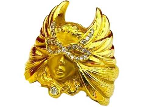 カレライカレラ買取 750YG マスカレード ダイヤモンド リング